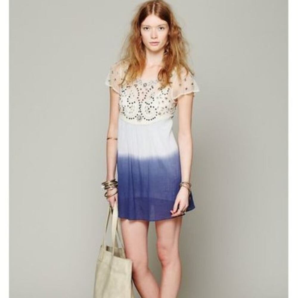 Free People Women's Embellished Palms Tunic - Size M - Picture 6 of 9